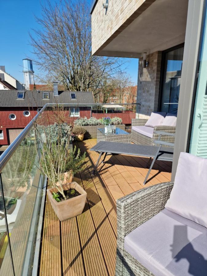 Moderne Penthouse Wohnung シュレースヴィヒ エクステリア 写真